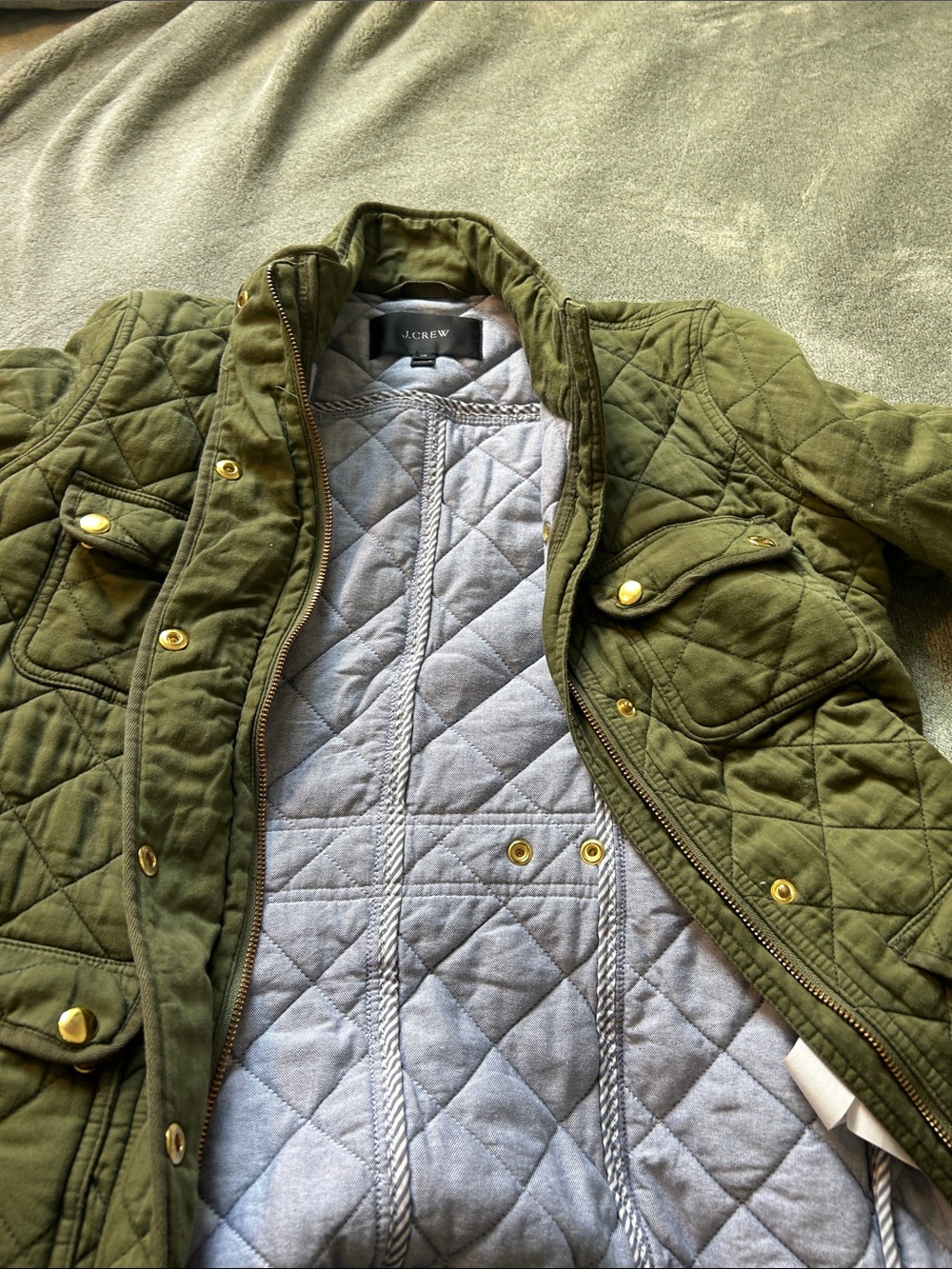 J.Crew Quilted Downtown Field Jacket
